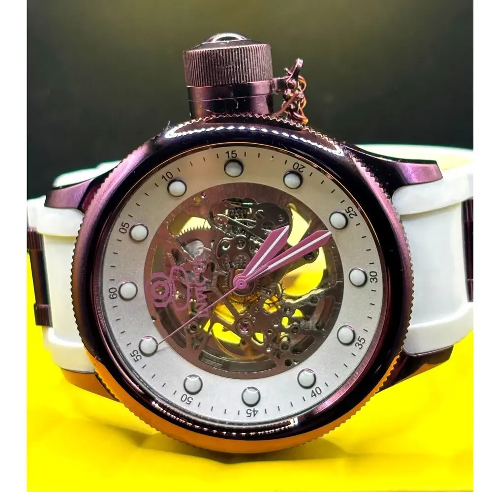 Invicta Pro Diver 40751 Automatic Skeleton Purple 51mm